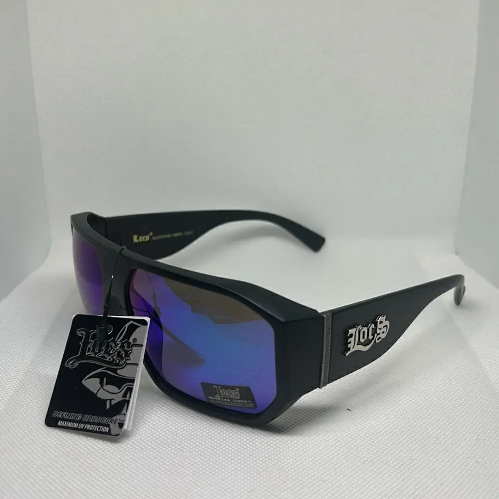 Locs Mens Mirrored Hardcore Sunglasses